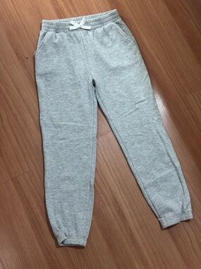 Girls Grey Jogger Sweatpants Size 10